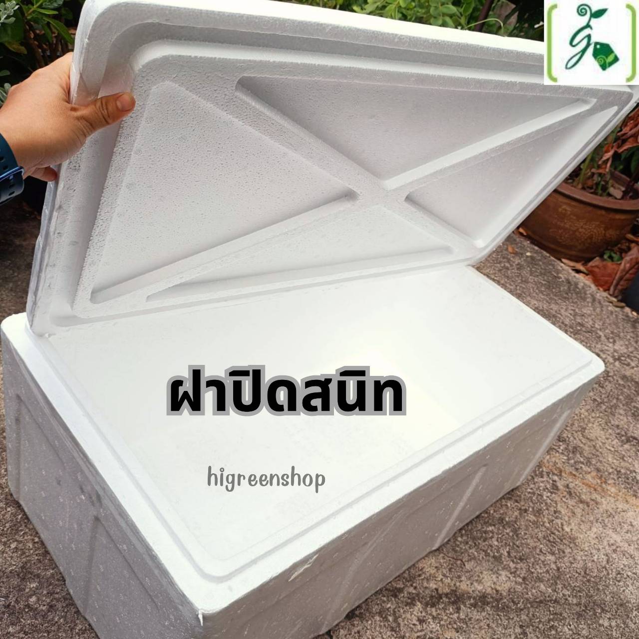 กล่องโฟมมือ 2 กล่องเปล่า กล่องปลา (สูง 31 cm.) กล่องปลูกผักไฮโดรโปนิกส์ เจาะรูฟรี + แถมถุงรองลัง เจาะรูสลัด 8 ต้น หรือผักไทย 24 ต้น เลือกได้ จำนวน 1 ลัง