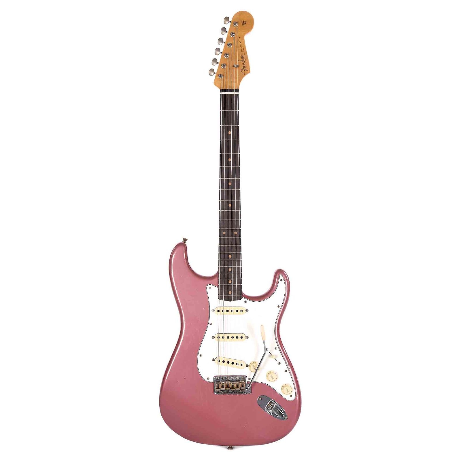 Fender Custom Shop 1960 Stratocaster Ash Journeyman Relic - Aged Burgundy Mist Metallic CME Spec