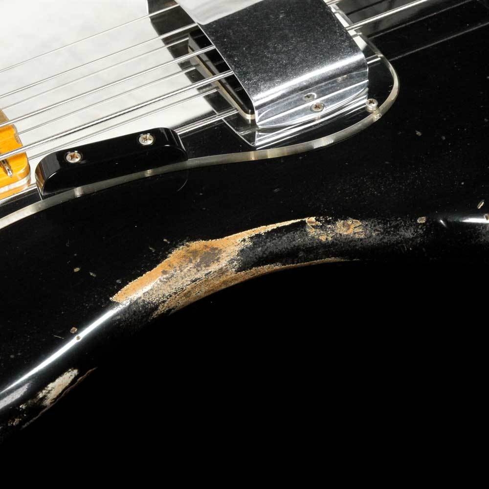 Fender Custom Shop 70s Precision Bass Black Heavy Relic