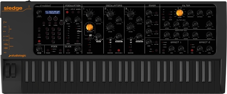 Studiologic Sledge 2.0 Black 61-key Virtual-analog Synthesizer