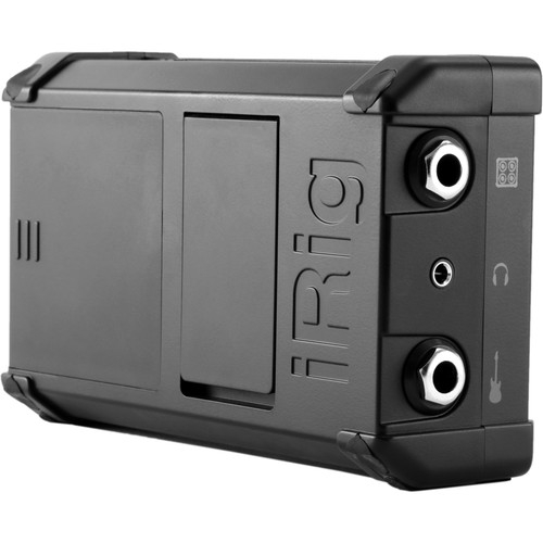 IK Multimedia iRig Nano Amp - Battery-Powered Micro Amplifier & Interface for Mobile Devices - Black