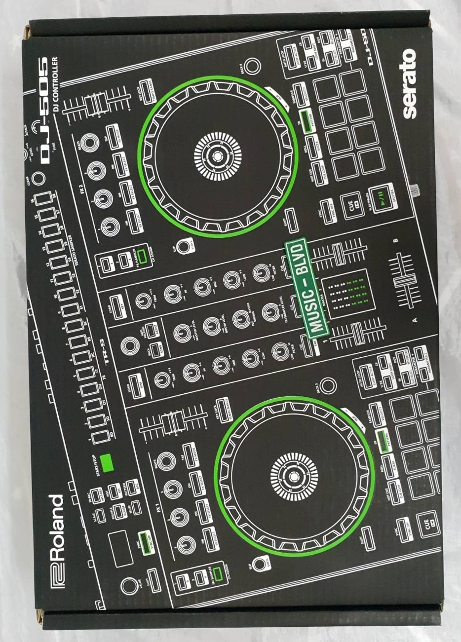 Roland DJ-505 2-channel Serato DJ Controller with Drum Machine