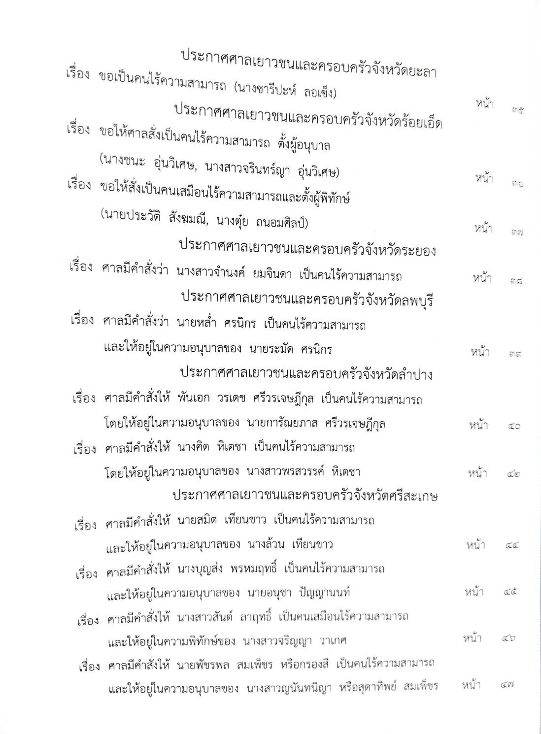 กฎหมายใหม่ ตอนที่ 142/59 รวมประกาศ ฯ