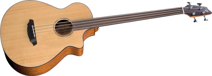 Breedlove Atlas Series Solo BJ350/CM4 Fretless Acoustic-Electric Bass Guitar Natural