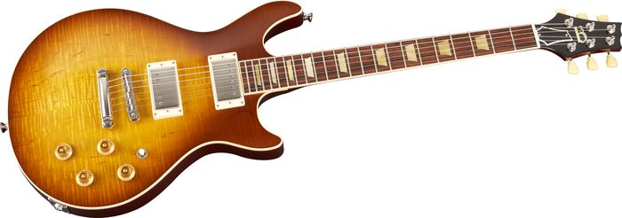 B3 Guitars Fire Electric Guitar Ice Tea Burst