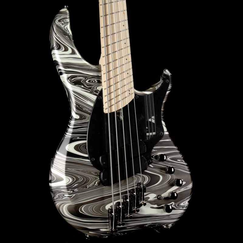 Dingwall NG2 Adam Nolly Getgood Fan Fret 5-String Bass - Ducati Matte White Swirl