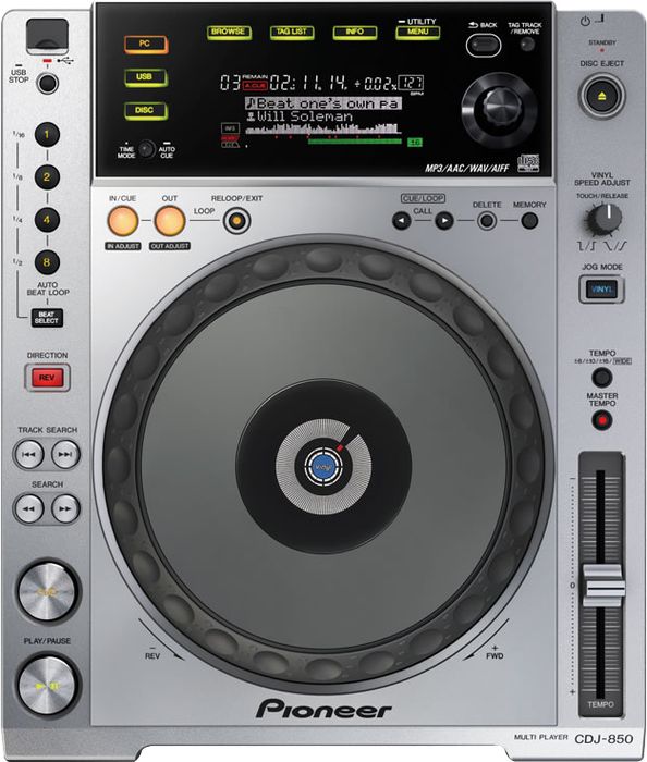 Pioneer CDJ-850 Professional Digital Multi Player