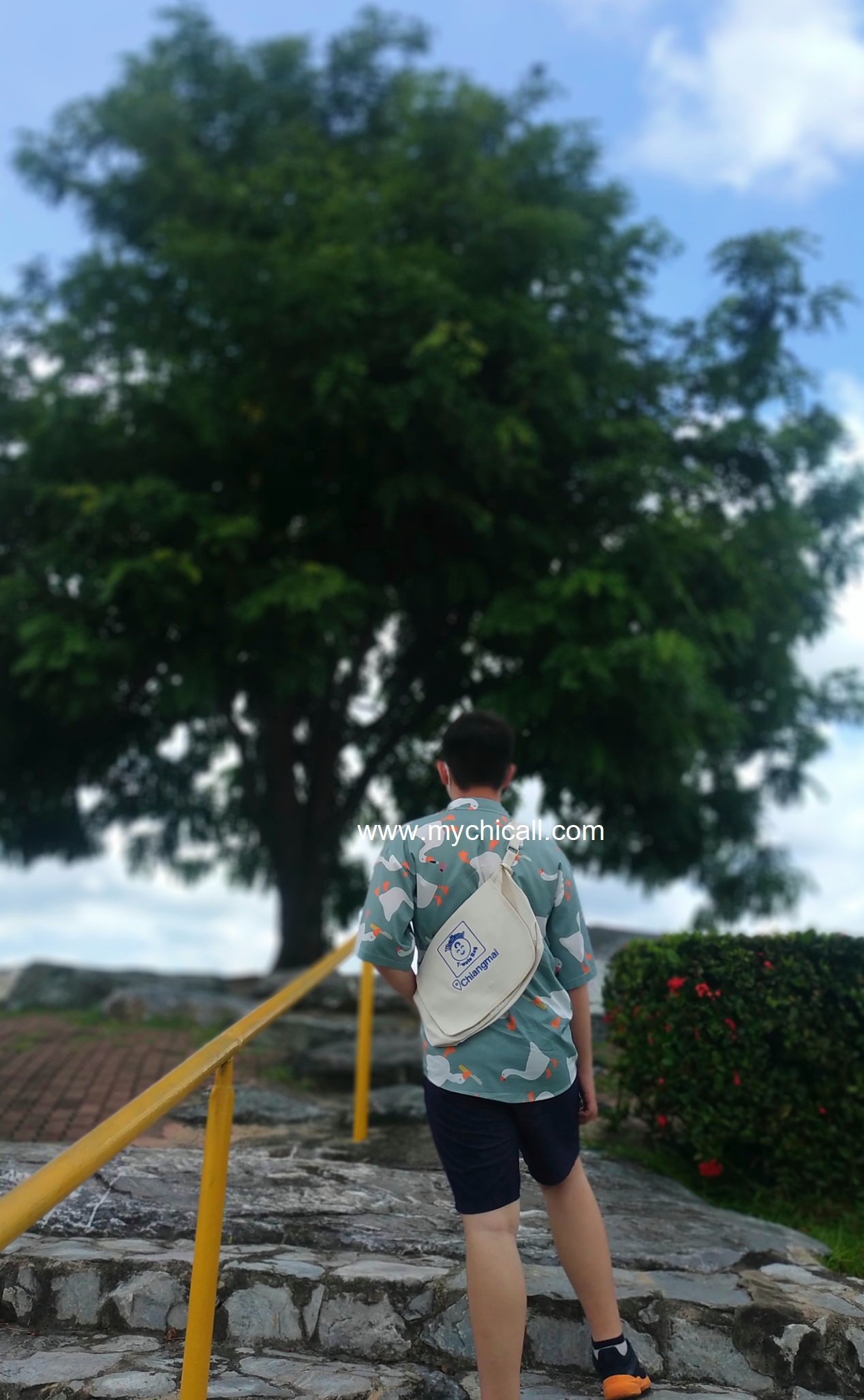 กระเป๋าลดโลกร้อน กระเป๋าสะพายข้าง กระเป๋าผ้าแคนวาส กระเป๋าที่ระลึกเช็คอินเชียงใหม่ ฺBag check in Chiangmai 390 บาทจัดส่งฟรี