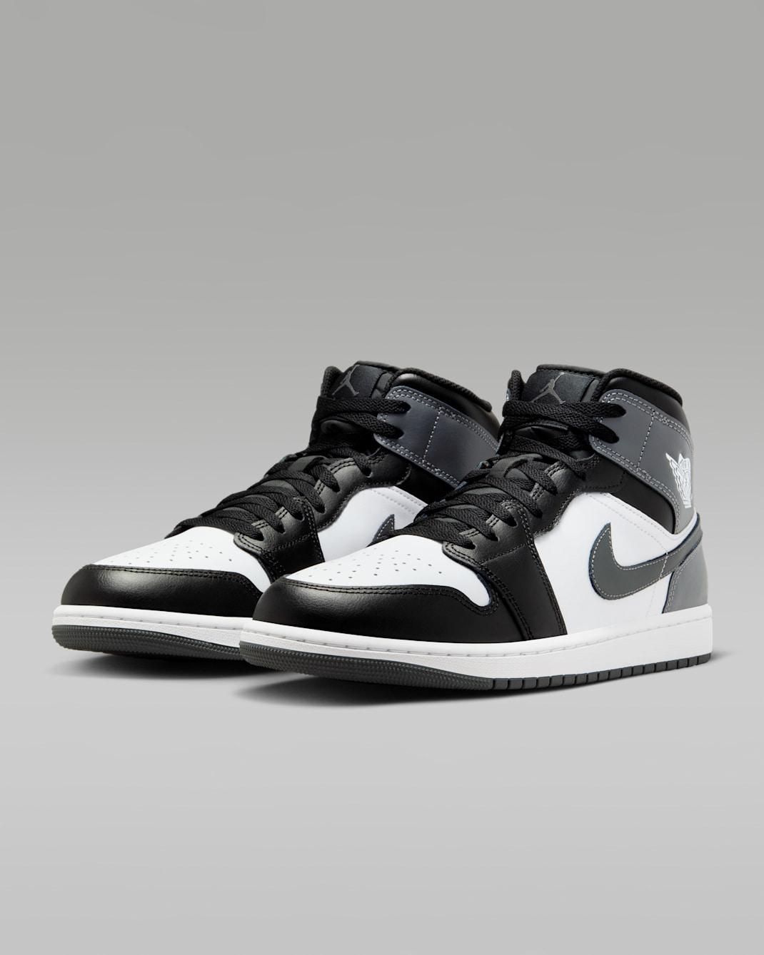 Nike Air Jordan1 Mid 'Black Iron Grey'