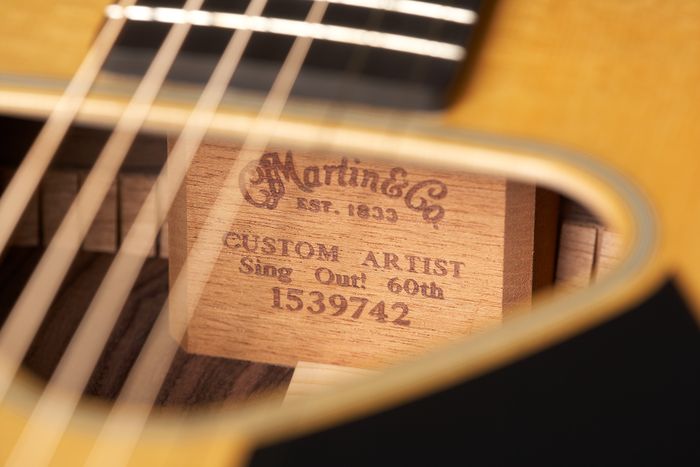 Martin JSO Sing Out 60th Pete Seeger Acoustic Guitar Natural