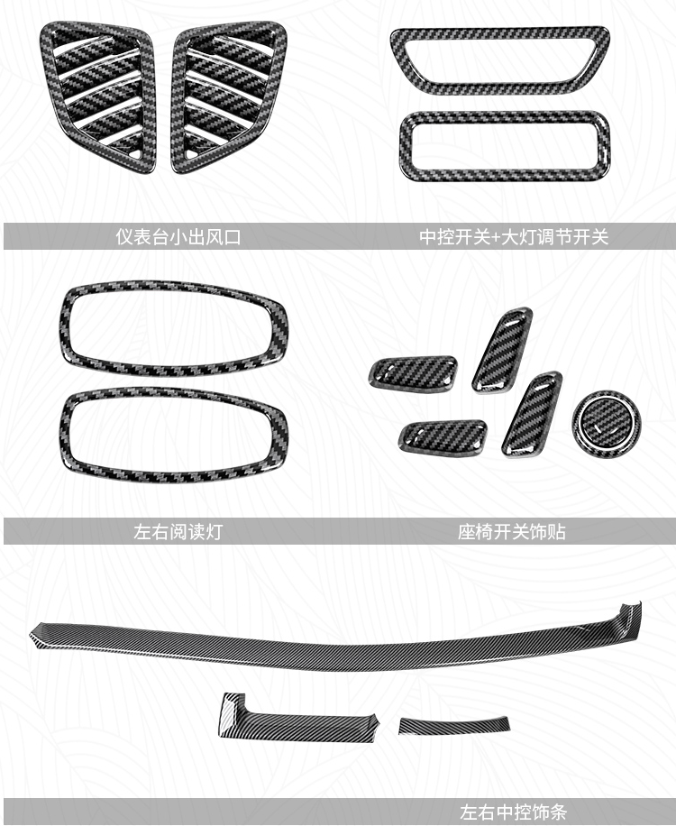 ชุดตกแต่ภายใน ลายเครฟล่า แยกชิ้นขายได้ KIA Carnival KA4(Gen4)