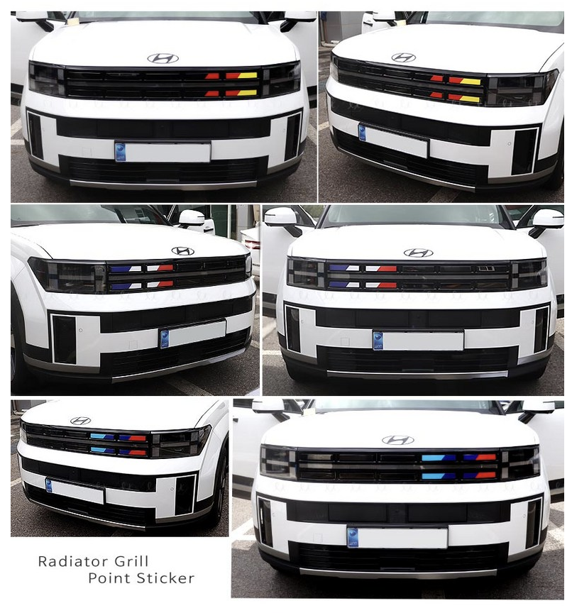 สติกเกอร์กันชนหน้า Hyundai SANTA FE Hybrid ฮุนได ซานตา เฟ่