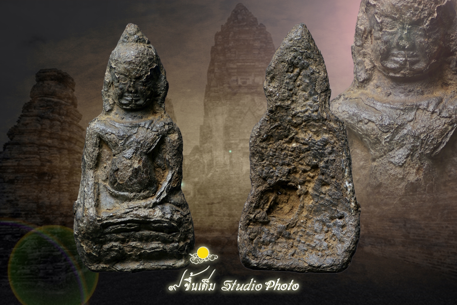 พระหูยาน ลพบุรี เนื้อชินเงิน (โชว์พระ)