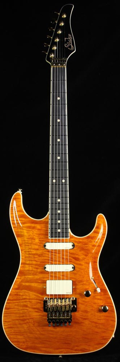 Suhr Standard Carve Top MK Spec Quilt Maple Electric Guitar Transparent Caramel