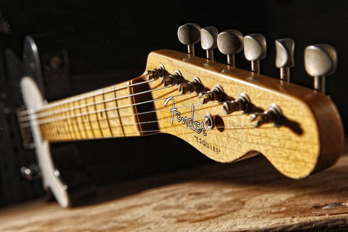 Fender Custom Shop 60th Anniversary Series Esquire 1-Pickup Electric Guitar (Black)