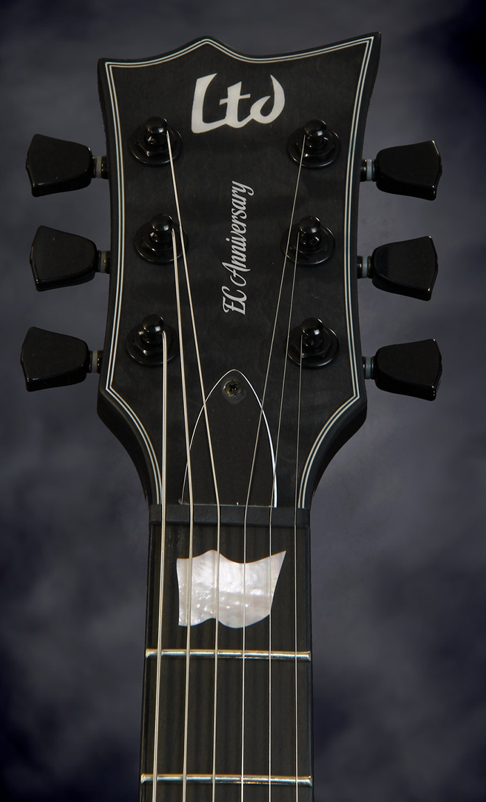 ESP LTD EC 40th Anniversary Limited Edition Electric Guitar See-Thru Black Satin