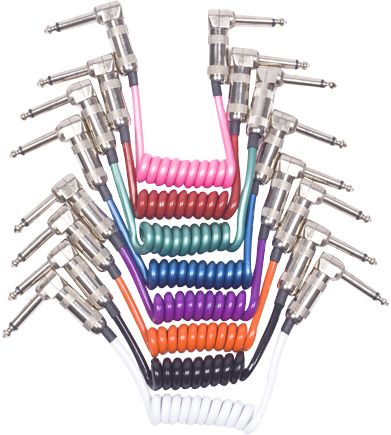 Lava 6" Mini-Coil Right-Angle Patch Cable