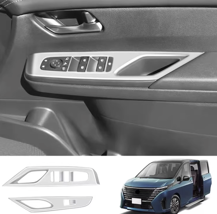 ครอบมือเปิดประตู แต่งที่จับประตูคนขับ ของแต่งรถ Nissan SERENA e-POWER นิสสันเซเรน่า MPV
