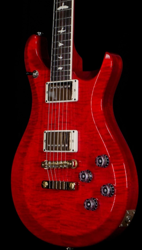 PAUL REED SMITH PRS S2 MCCARTY 594 FLAME MAPLE TOP SCARLET RED