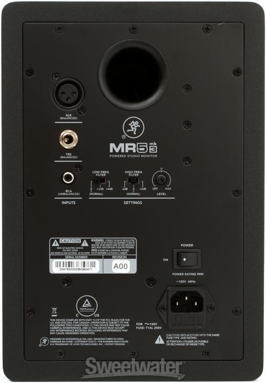 Mackie MR5 mk3 5 in. 2-Way Powered Studio Monitor (Pair)
