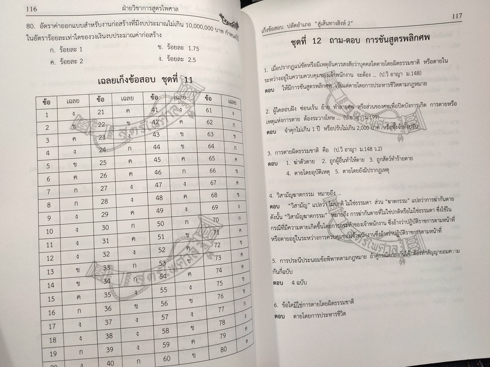 เจาะข้อสอบ ปลัดอำเภอ ภาค ข. ปรับปรุงใหม่ กว่า 1,473 ข้อ (5D 02)