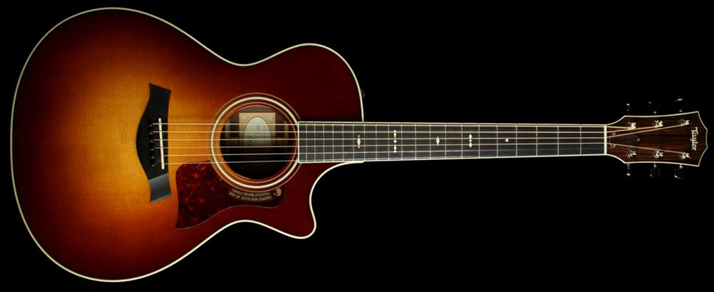 Taylor 712ce Grand Concert Acoustic/Electric Guitar Tobacco Sunburst