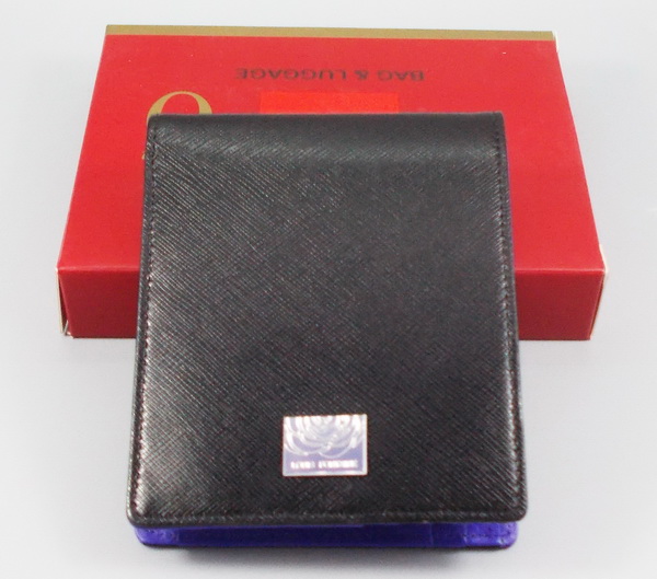 กระเป่าสตางค์ LOUIS FONTAINE ดำ-ม่วง ใหม่ แท้