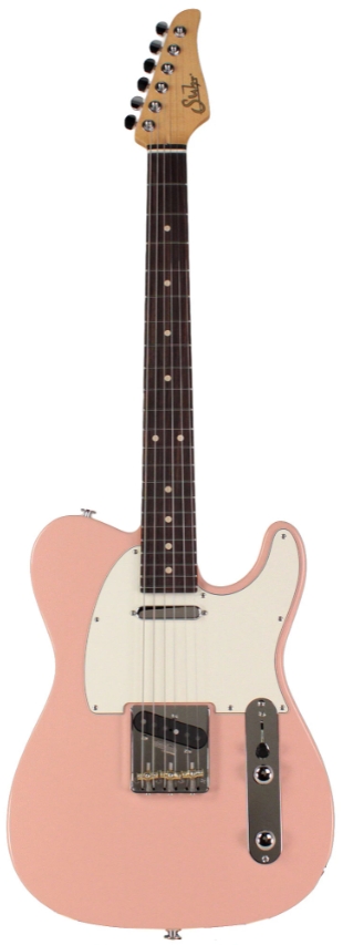 Suhr Classic T Select Guitar, Alder, Rosewood, Shell Pink