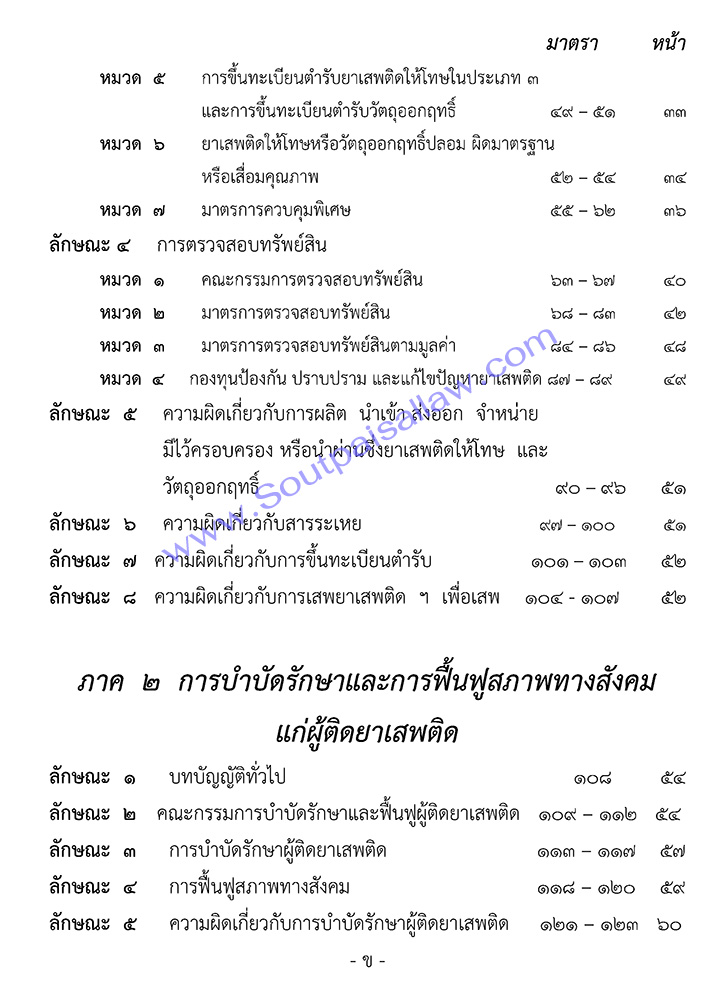 ประมวลกฎหมายยาเสพติด พร้อมดัชนีค้น (5E 03)