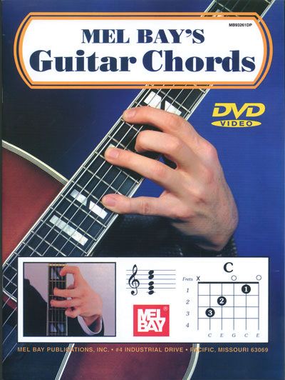 Mel Bay Guitar Chords Book and DVD