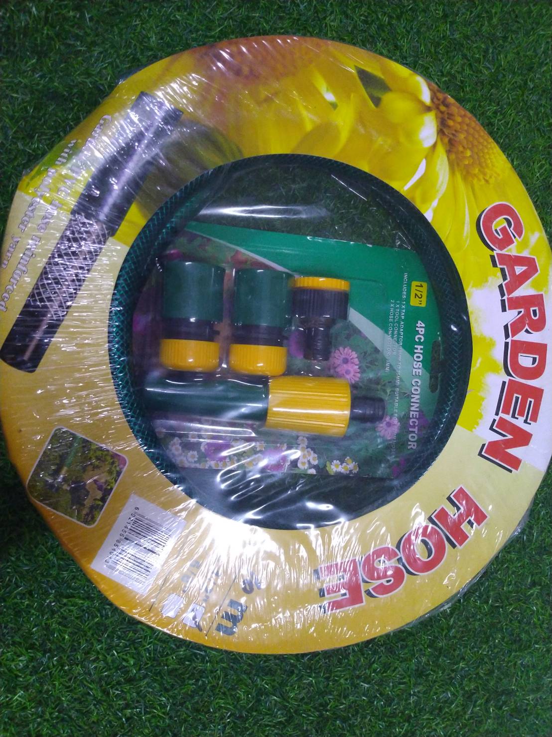 สายยางพร้อมอุปกรณ์ 1/2นิ้ว 10 M. สีเขียว GARDEN HOSE