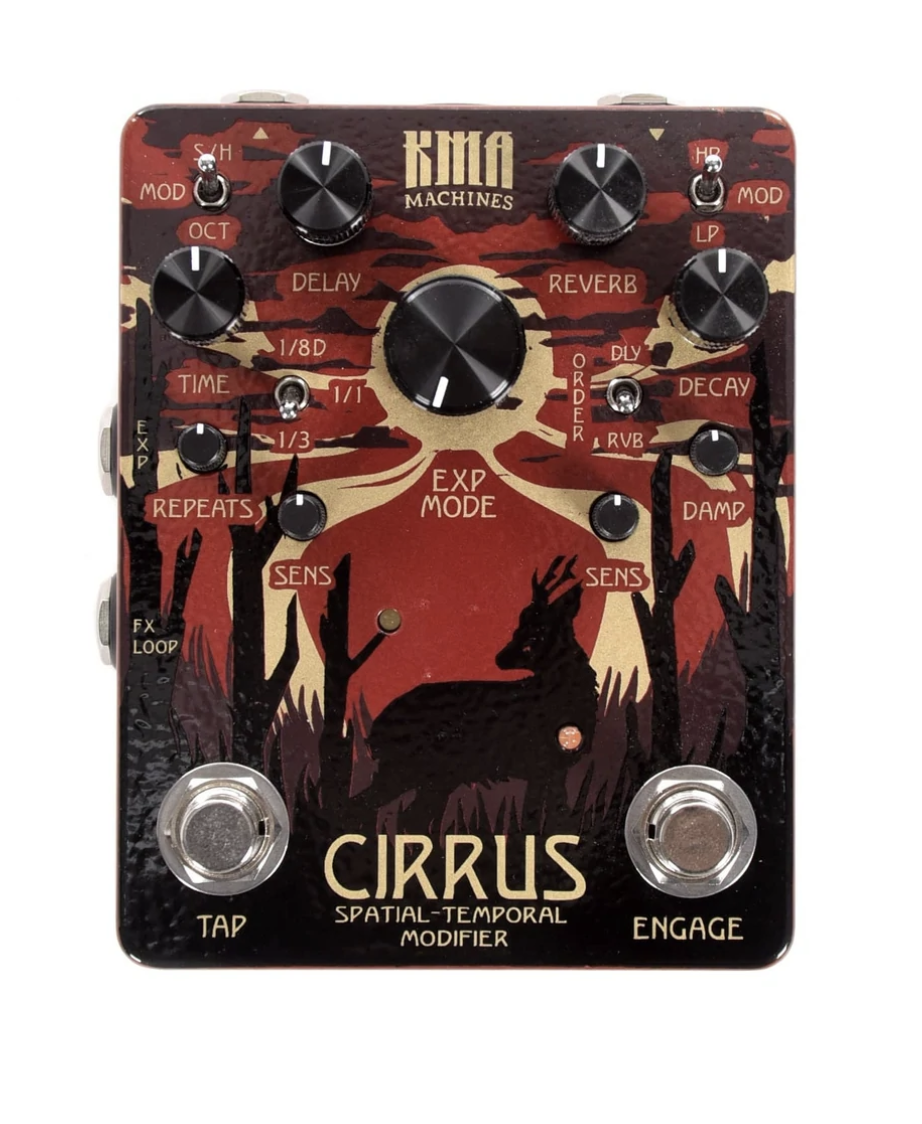 KMA Cirrus Delay Reverb Pedal w/ Tap Tempo