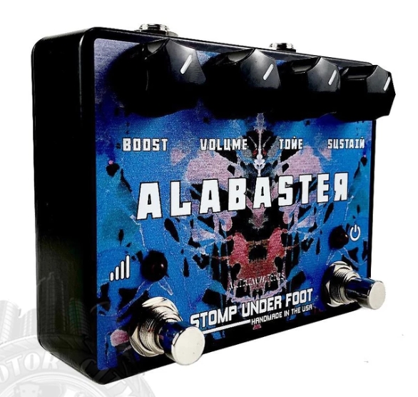 Stomp Under Foot Alabaster Limited Run Ben McLeod Fuzz / Boost Pedal