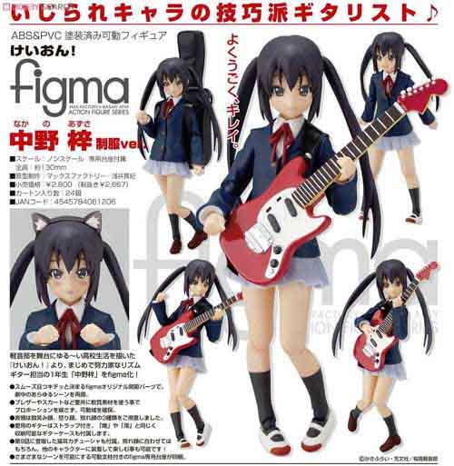 figma no.061 Nakano Azusa School Uniform Ver. Lot JP(แท้)