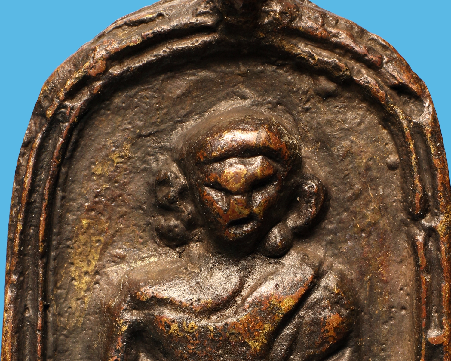 เหรียญหล่อหลวงพ่อไปล่ วัดกำแพง พ.ศ.2478 (โชว์พระ)