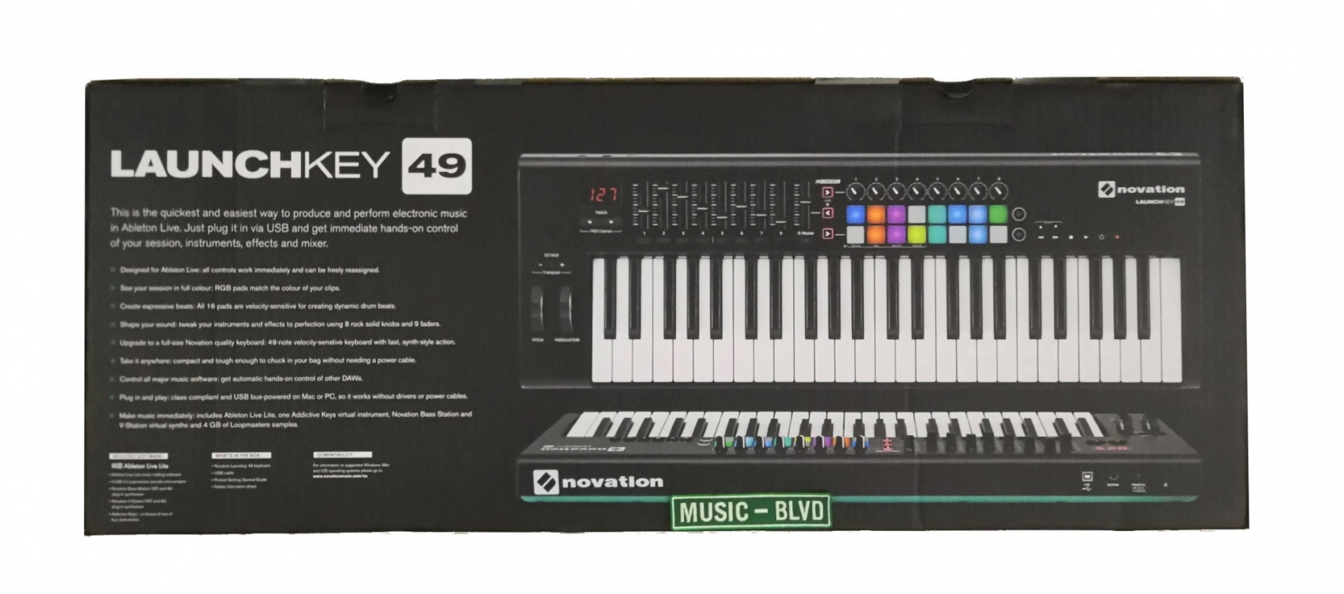 Novation Launchkey 49 Keyboard Control