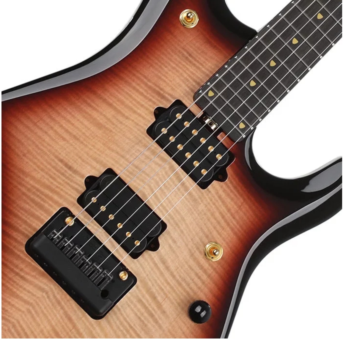 Ernie Ball Music Man JP6 20th Anniversary Electric Guitar - Honey Butter Burst with Ebony Fingerboard