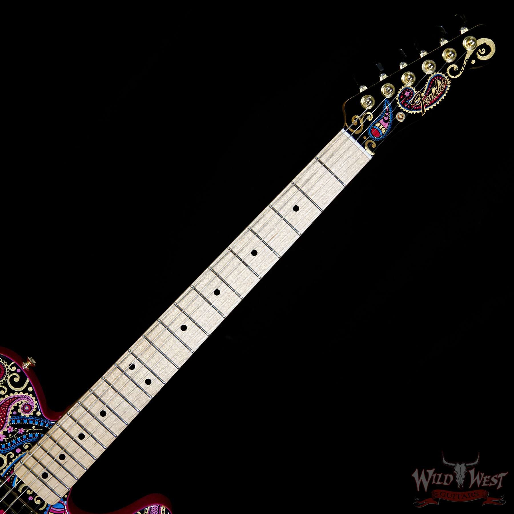 Fender Custom Shop Masterbuilt Hand Painted Paisley Telecaster NOS Artwork By Sarah Gallenberger Built by Greg Fessler