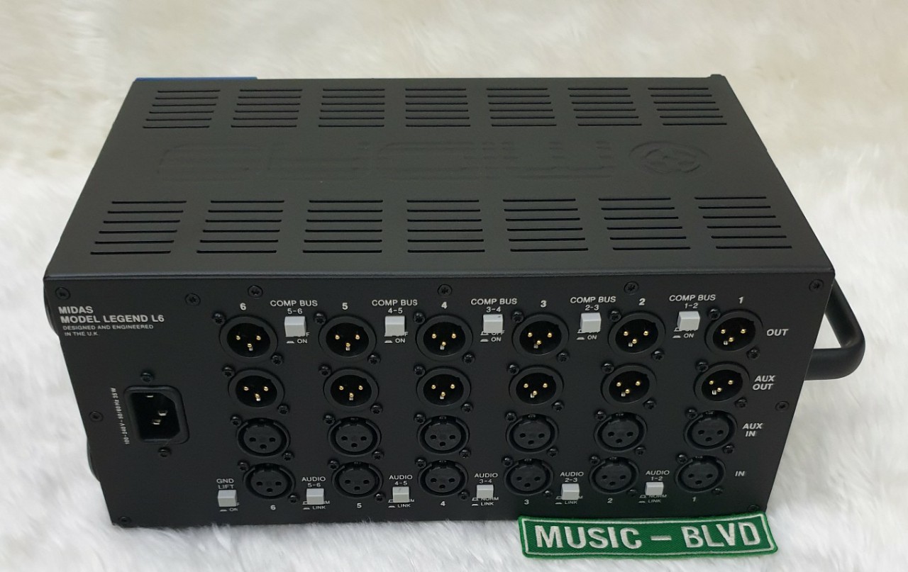 Midas L6 6-space 500 Series Chassis