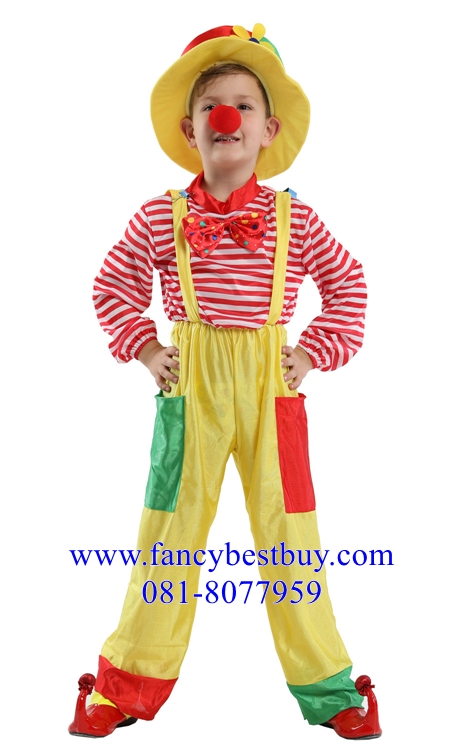 ชุดแฟนซีตัวตลก ชุดโบโซ่ BOSO Costume มีขนาด L