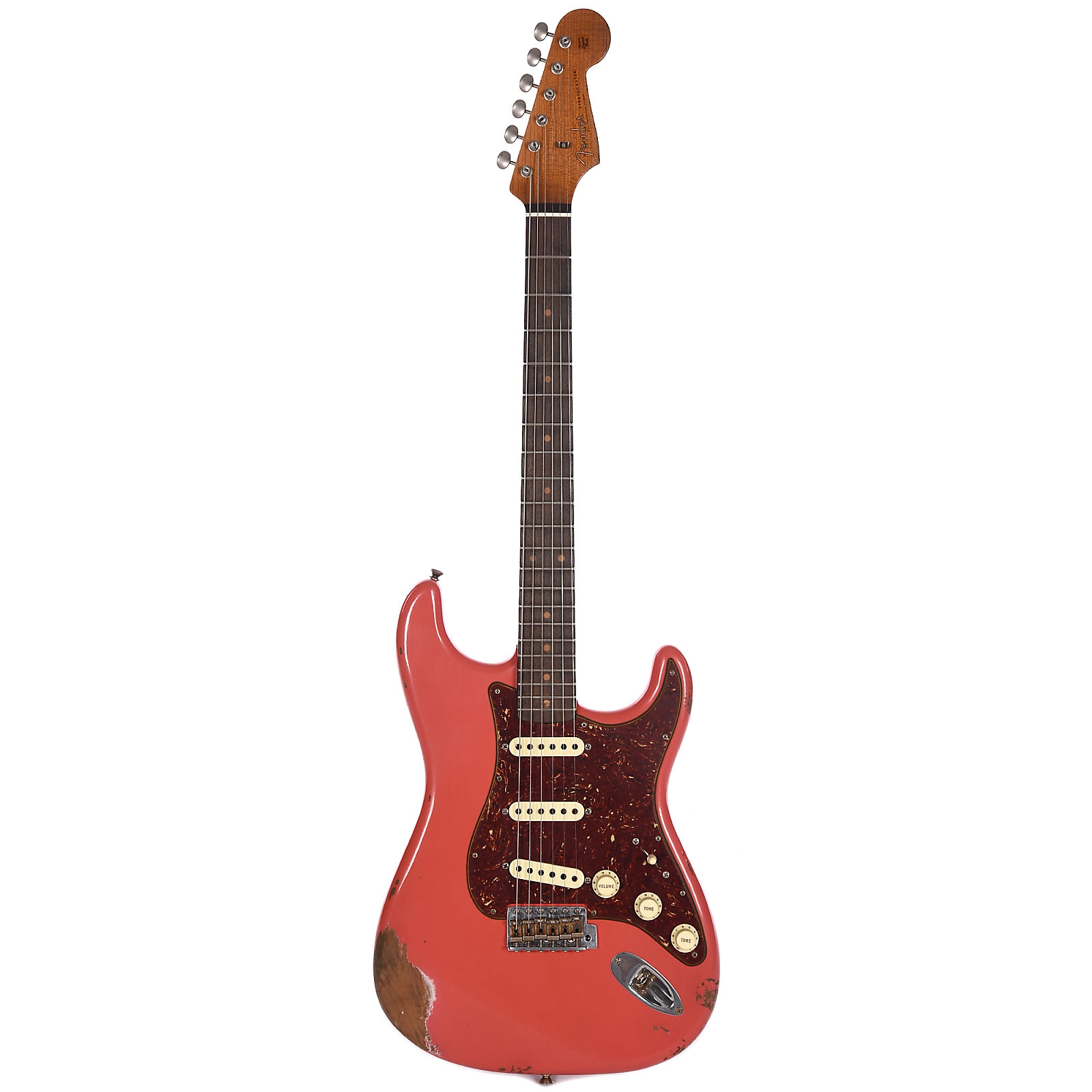 Fender Custom Shop 2018 Limited 1960 Roasted Stratocaster - Heavy Relic Faded/Aged Fiesta Red w/Ancho