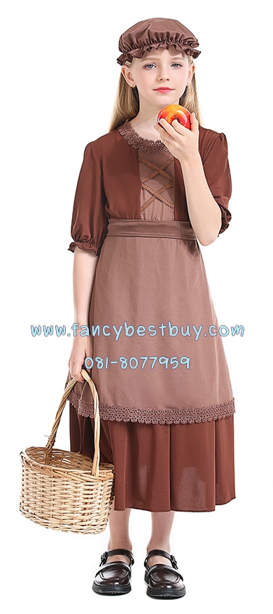 ชุดเดนมาร์ก ชุดเบลเยียม ชุดประจำชาติเบลเยียม Belgium Costume มีขนาด XS 100-115, S 115-125, M 125-135, L 135-145, XL 145-155