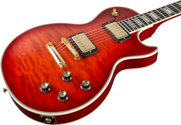 Gibson Custom 1968 Les Paul Custom 5A Quilt Top Electric Guitar