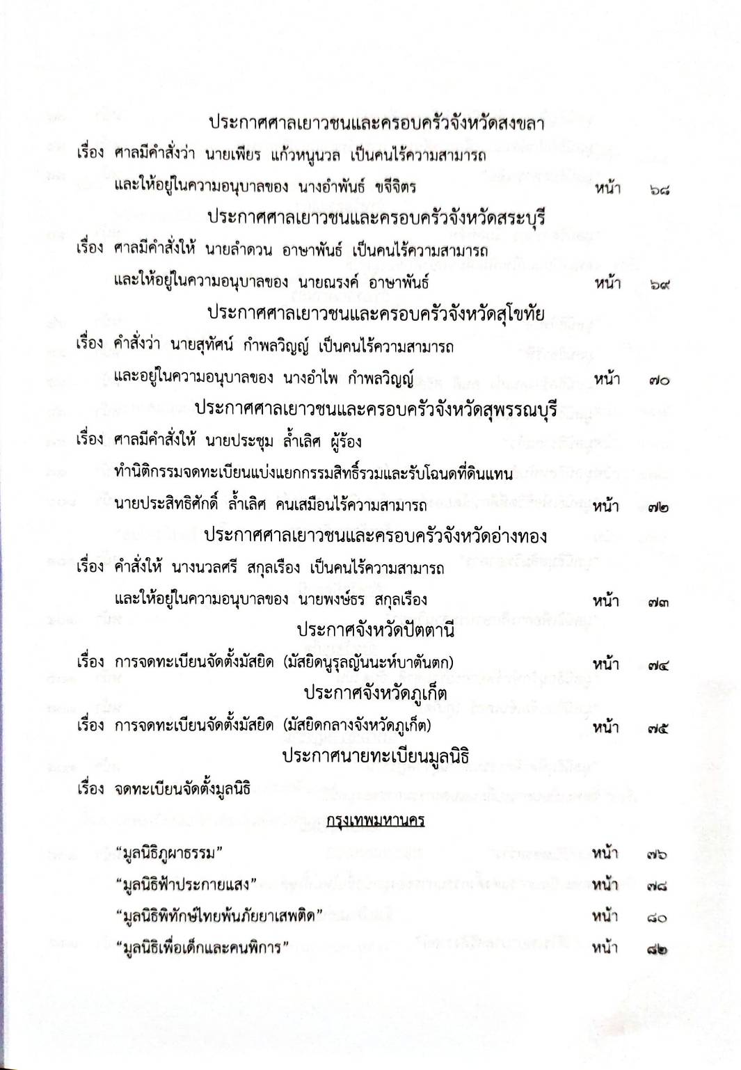 กฎหมายออกใหม่ 47/66 ประกาศกระทรวงการคลัง ฐานะการเงิน ฯ ประกาศกรมอุตสาหกรรมฯ บัตรสิ้นอายุ ประกาศศาลเยาวชนและครอบครัวกลาง...