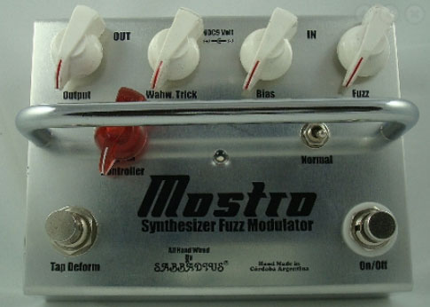 Sabbadius Effects Mostro Synthesizer Fuzz Modulator