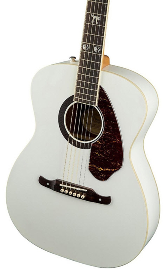 Fender Tim Armstrong Hellcat Acoustic-Electric Guitar White Satin