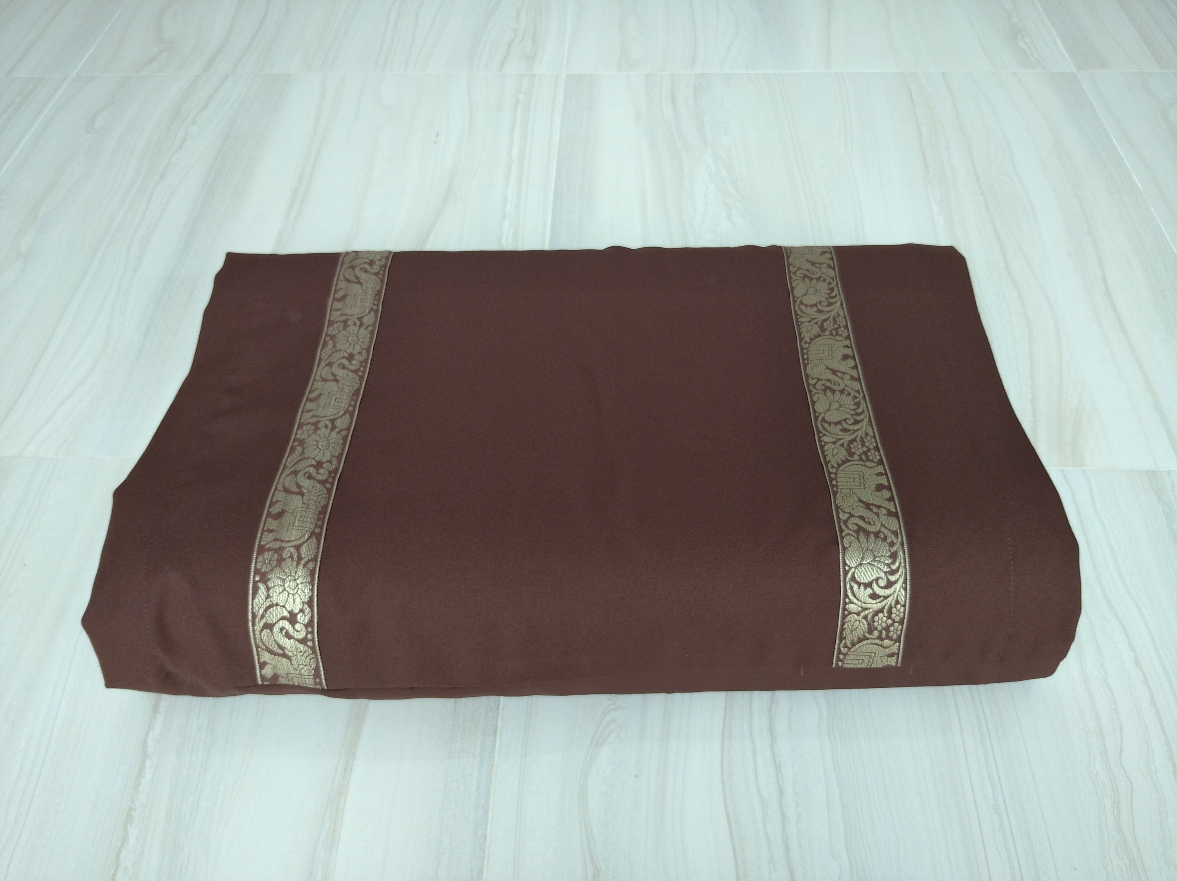 วิถีพุทธ หมอนพระ หมอนยางพาราแท้ 100% สีน้ำตาล