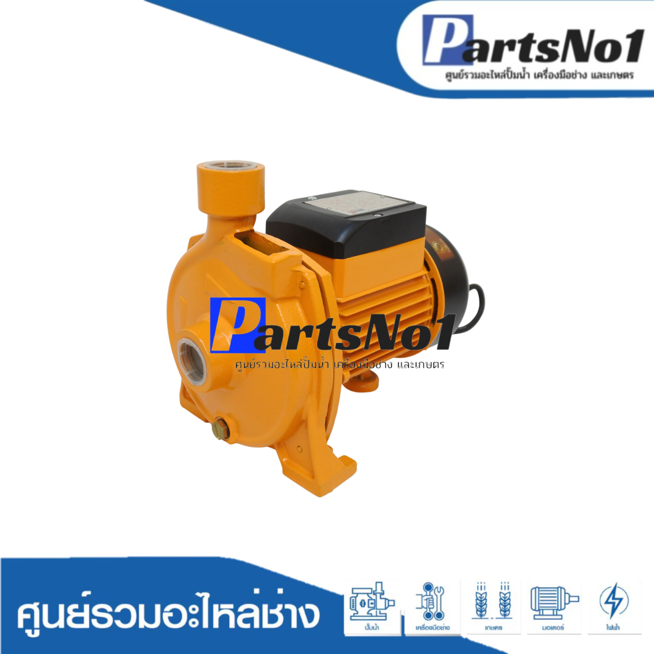 ปั๊มหอยโข่ง TASANI รุ่น SKCPM-130 / 1"x0.5HP ใบพัดใหญ่