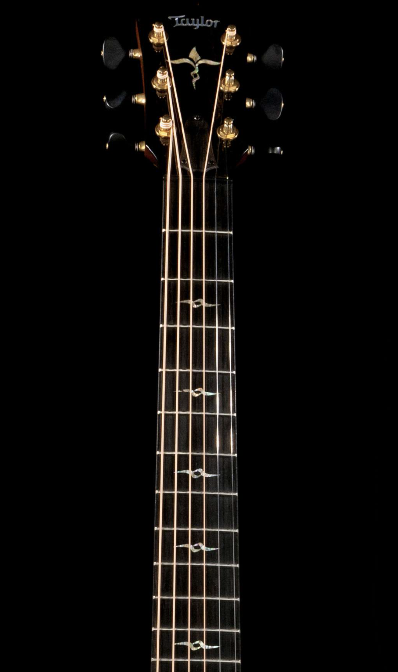 Taylor Custom Grand Auditorium Acoustic-Electric Adirondack Spruce Top Ebony Board Honey Burst