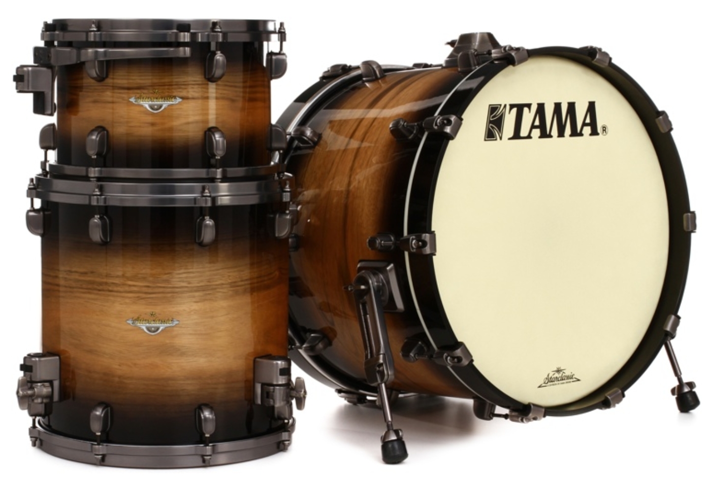 Tama Starclassic Maple MR32CZUS 3-piece Shell Pack with Smoked Black Nickel Hardware